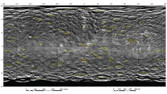 Feature names on Ceres