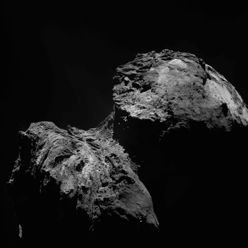 OSIRIS view of Comet Churyumov-Gerasimenko on December 11, 2015