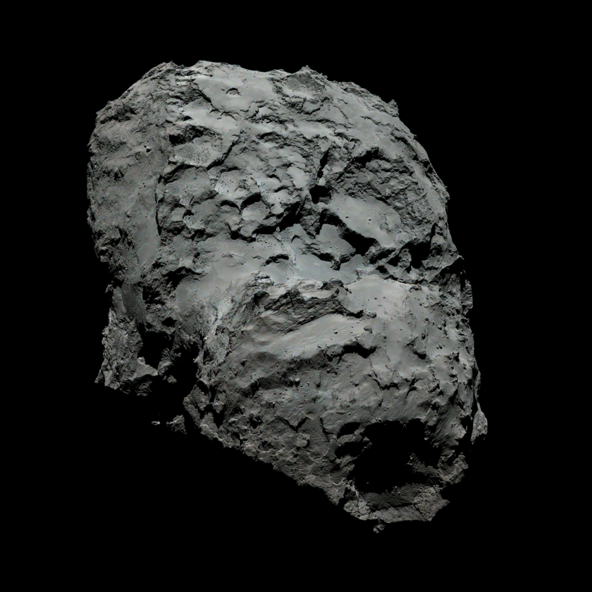 Color portrait of 67P