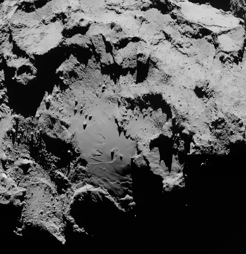 High-resolution mosaic of the surface of comet 67P