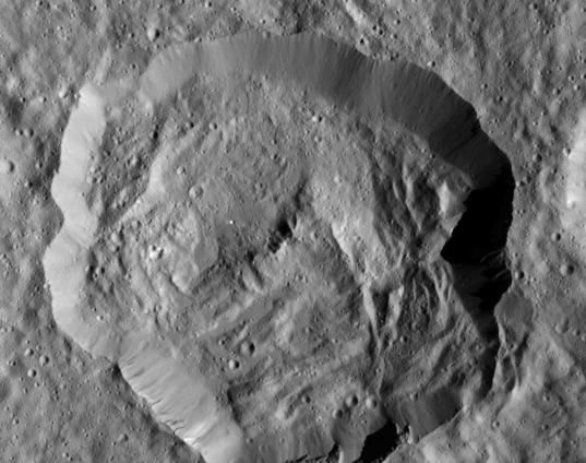 Victa crater