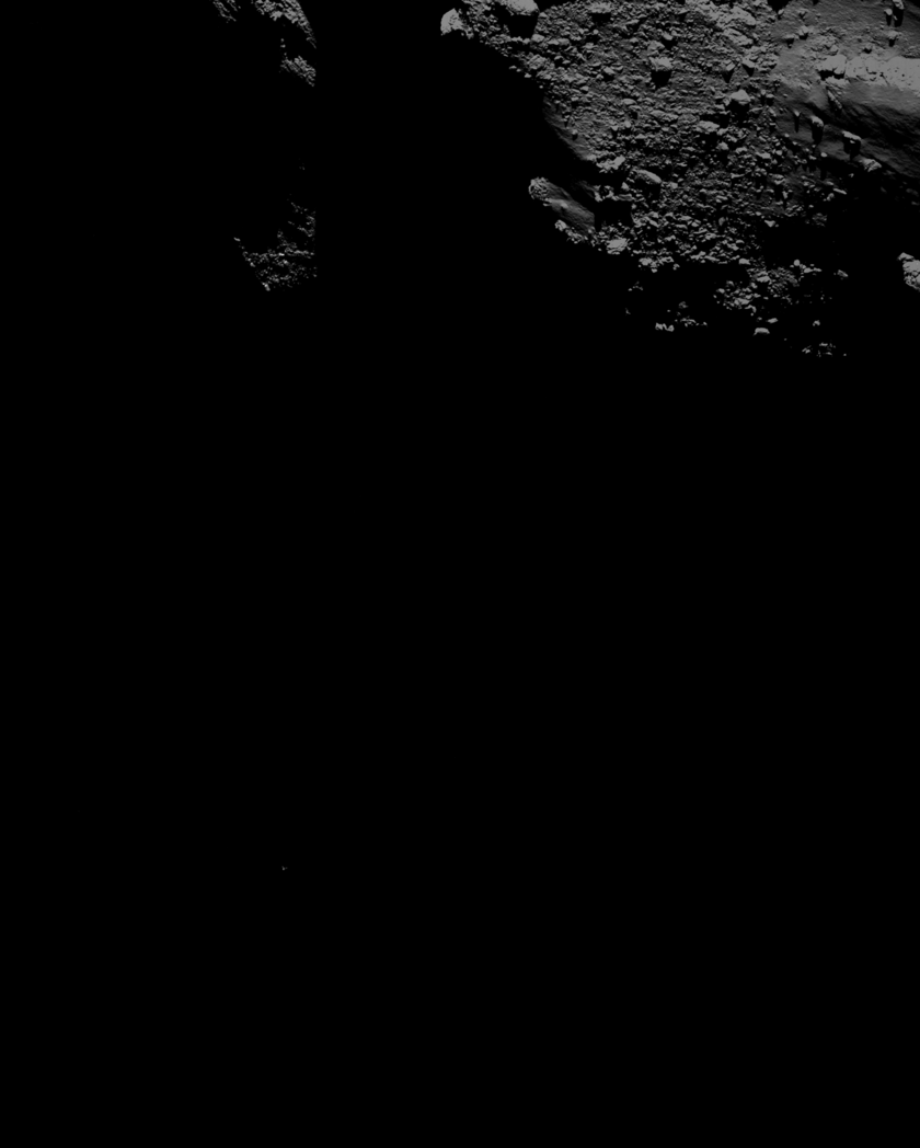 Philae descending