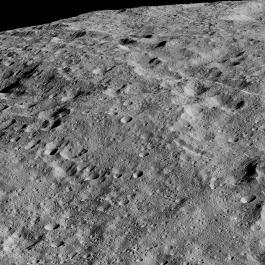 Looking across Ceres