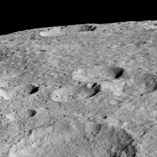 Rao Crater on the limb