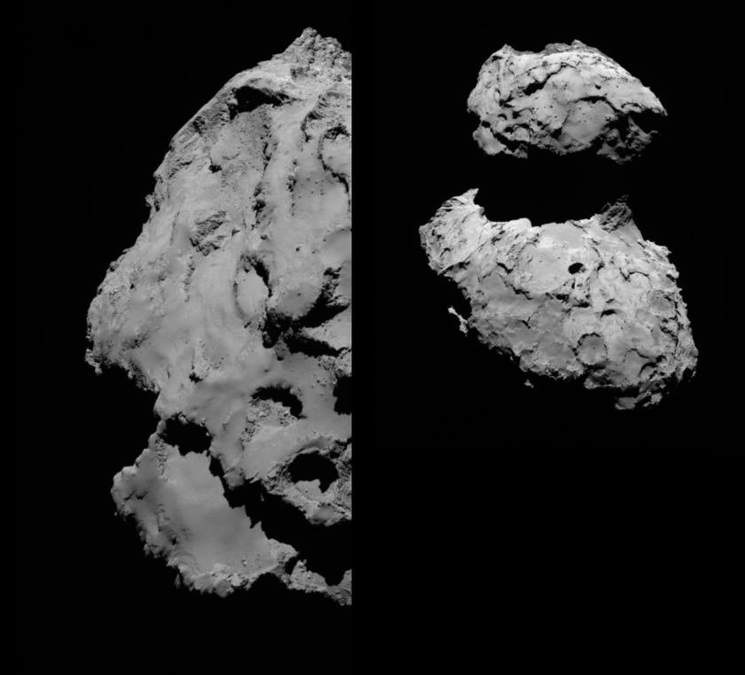 Views of the Rosetta landing site (high sun)
