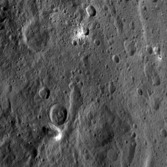 Ahuna Mons and surroundings