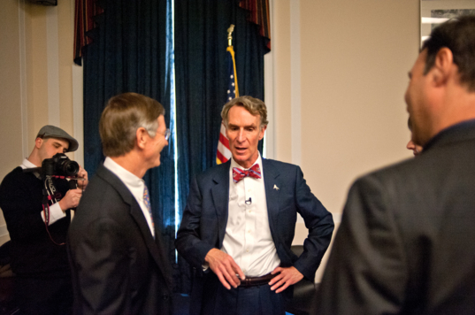 Bill Nye Speaks to House Science Chairman Lamar Smith