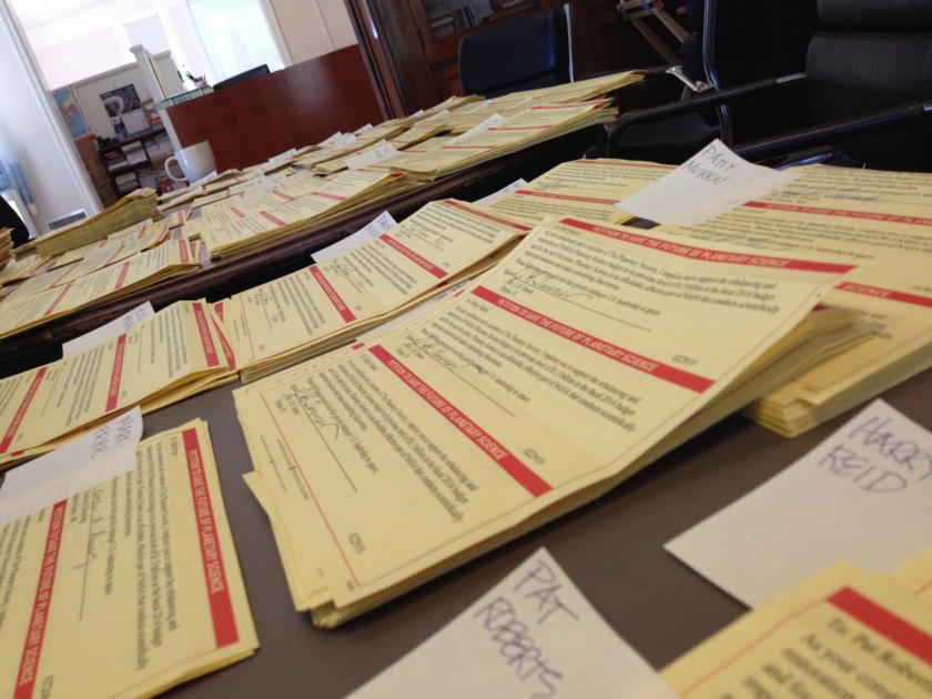 Save Our Science Hand-Signed Petitions