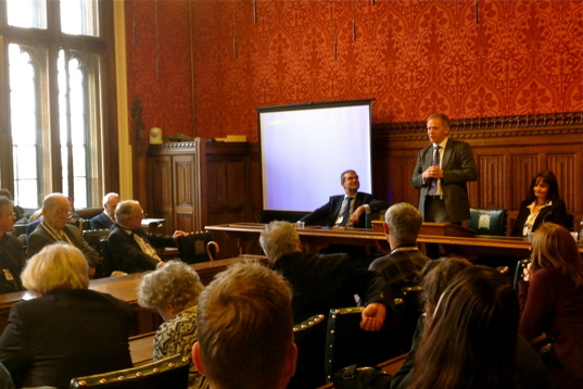 Executive Vice-Chair of the Parliamentary Space Committee Phillip Lee addresses the EPSC Policy Session