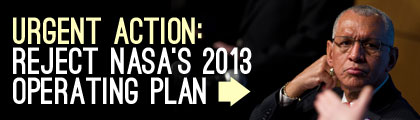 Tell Congress to Reject NASA's Operating Plan