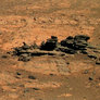 Fanned outcrop from Opportunity