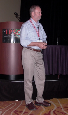 Ray Arvidson at LPSC