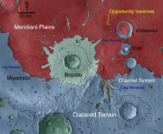 Geologic map of Meridiani Planum