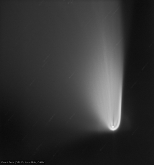 Close Up comet PanStarrs