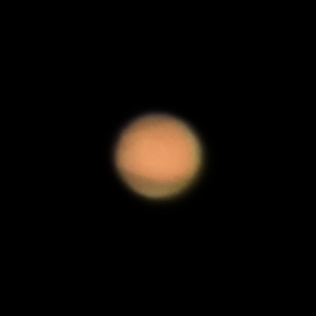 Mars, as seen from Pakistan