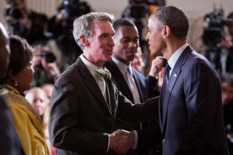 Bill Nye Greets President Obama