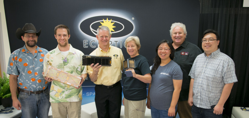 LightSail Team with AIAA 2015 Small Satellite Mission of the Year Award