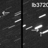 NEO discovery images by Shoemaker winner Gary Hug for 2012 SY49 