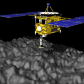 Hayabusa sampling Itokawa