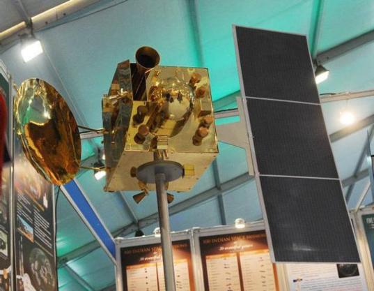 Model of India's Mars orbiter mission