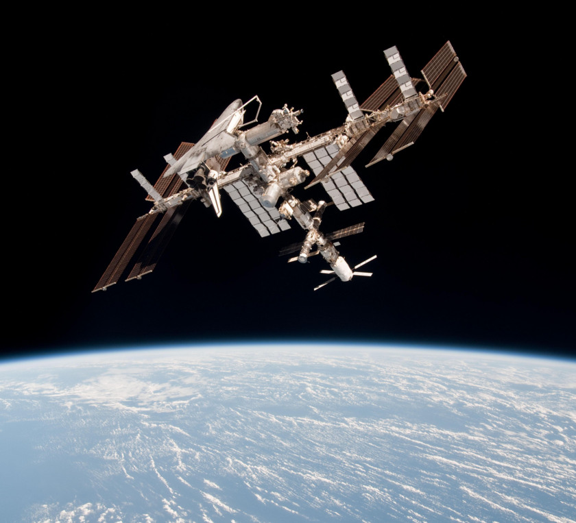 International Space Station with Space Shuttle Endeavour