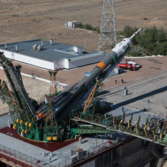 Soyuz TMA-09M goes vertical