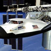 Dream Chaser docked at International Space Station