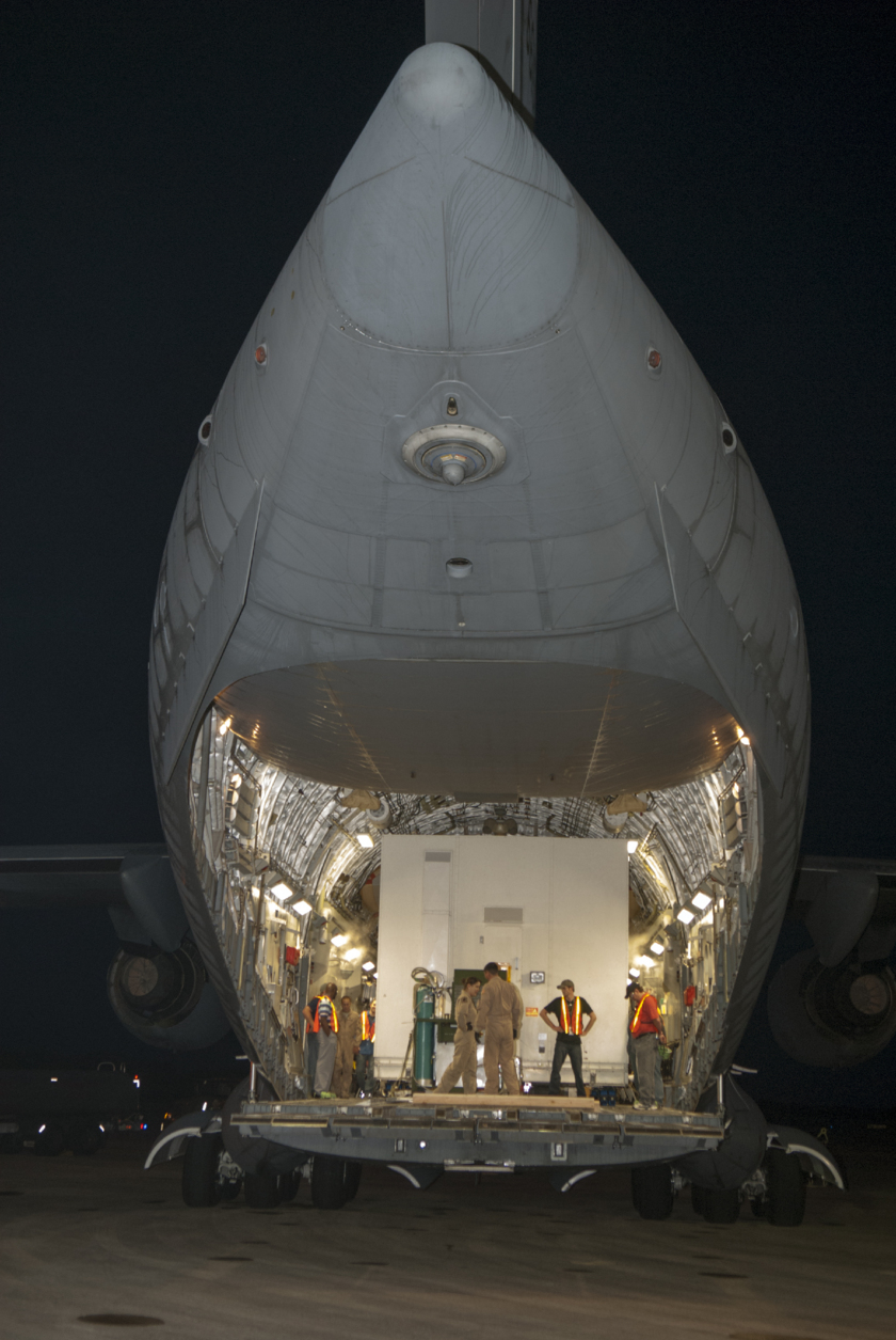 MAVEN arrives at Kennedy, August 2, 2013