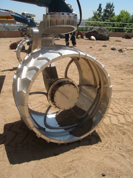 A Mars Science Laboratory wheel