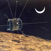 ICE swings past the Moon