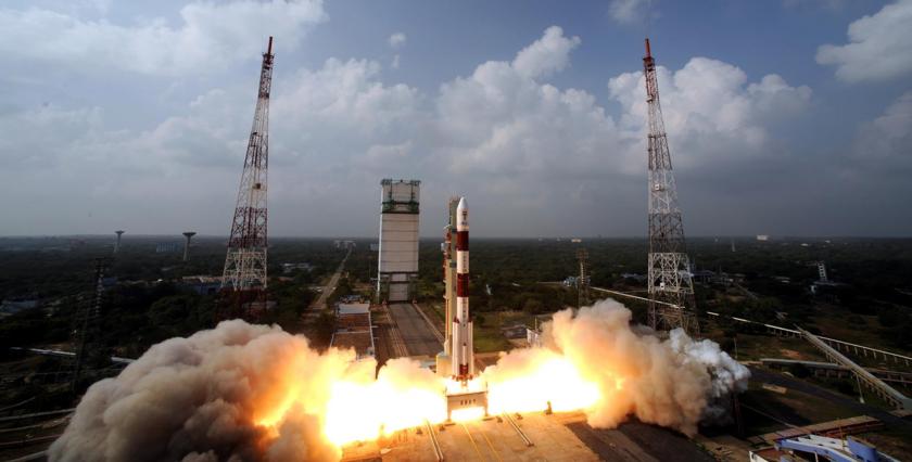 Mars Orbiter Mission launch (wide view of Satish Dhawan Space Centre)