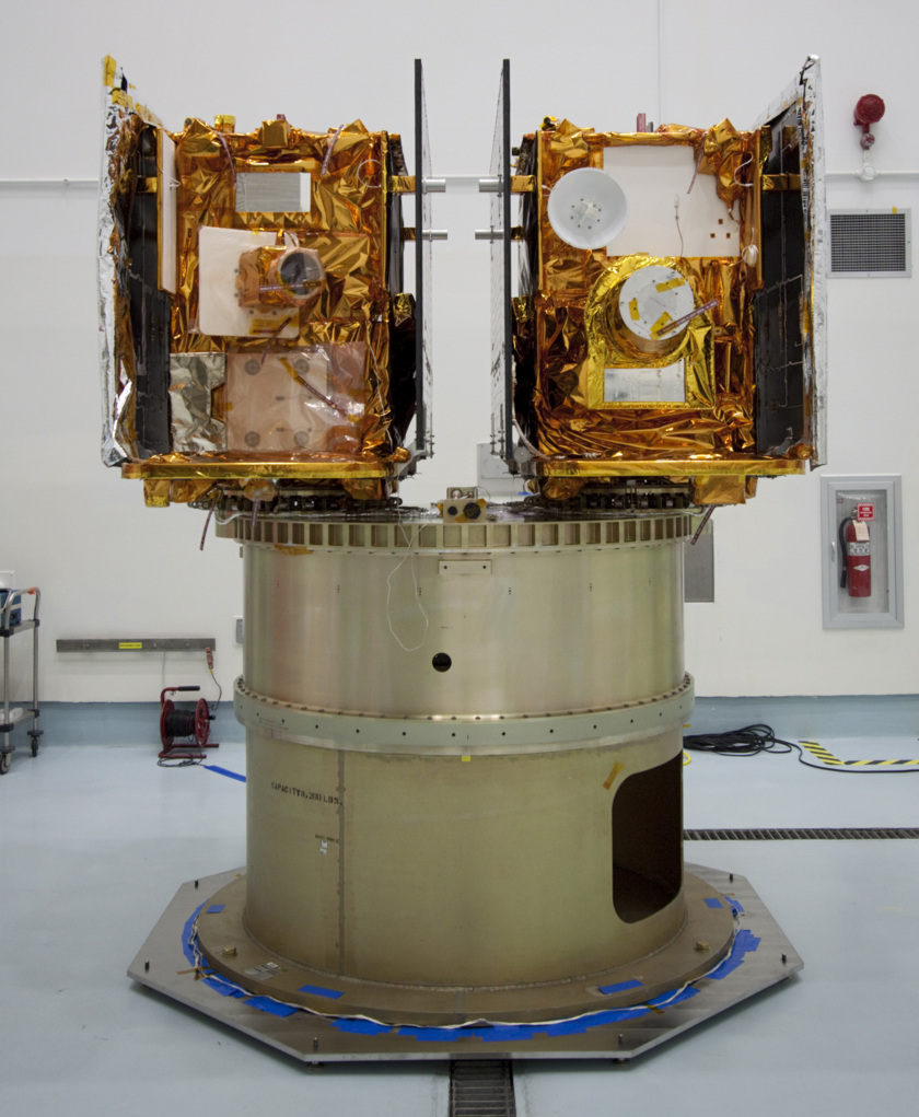 Twin GRAIL spacecraft preparing for launch