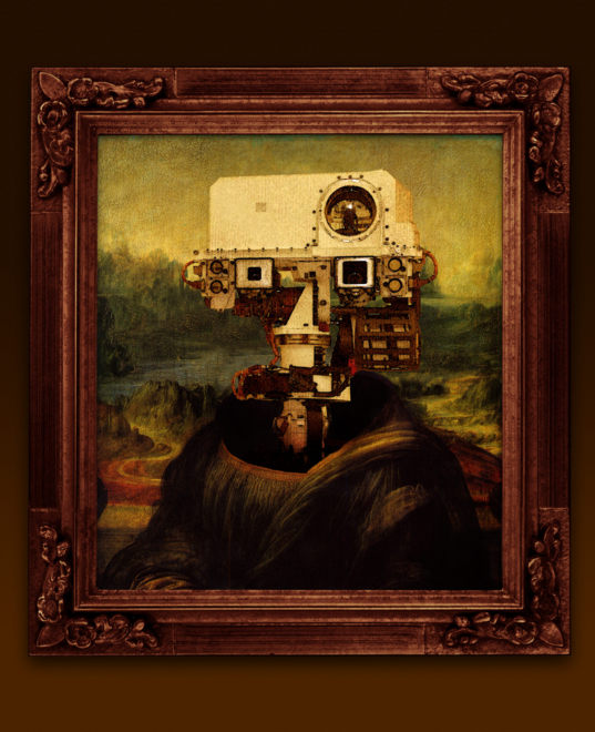 What if Da Vinci had painted Curiosity?