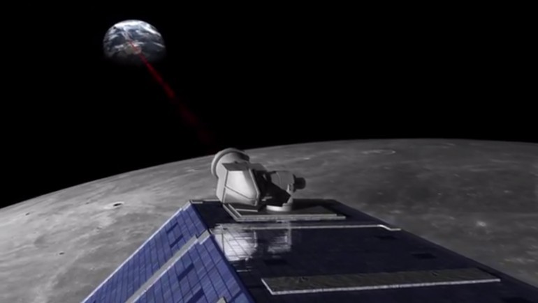 Lunar Laser Communication Demonstration in action