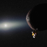 New Horizons at its Kuiper belt target