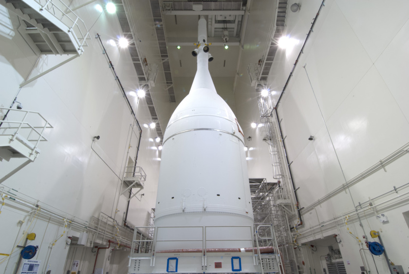 Orion buttoned up for EFT-1