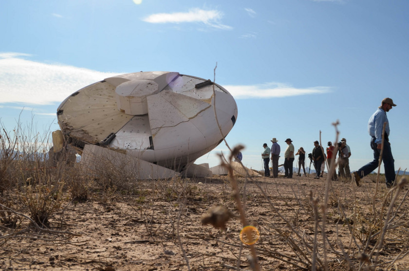 Orion parachute test, drop day