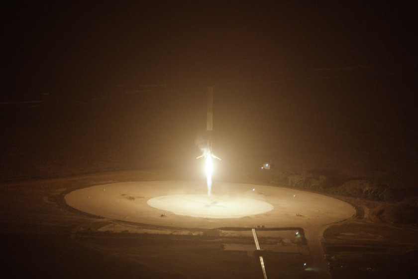 ORBCOMM OG2 Falcon 9 landing