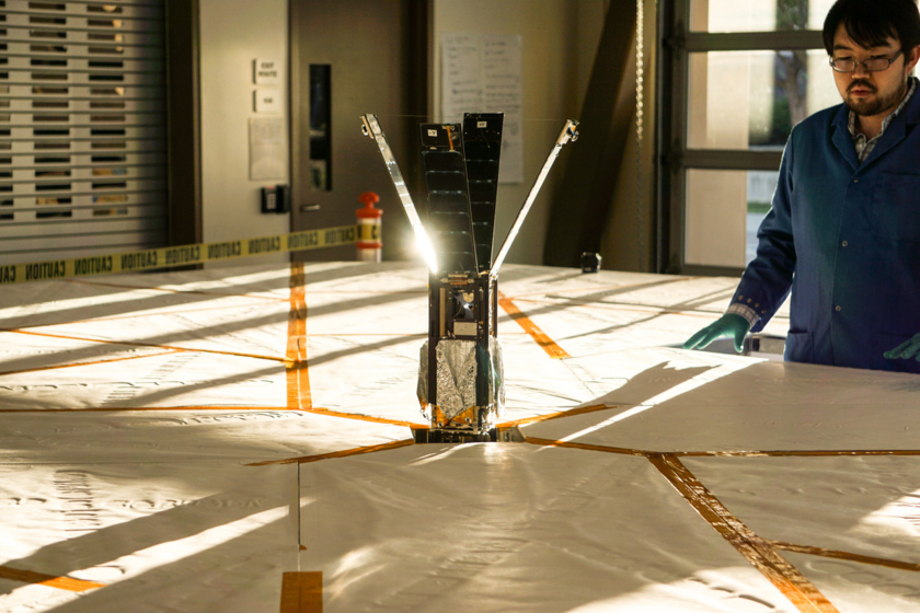 LightSail sail deployment test