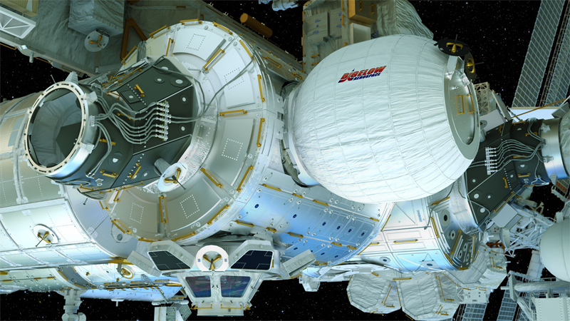 BEAM attached to ISS