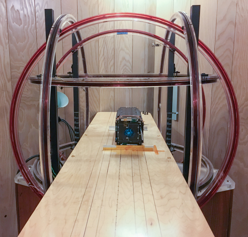 LightSail 2 magnetometer testing at UCLA IGPP