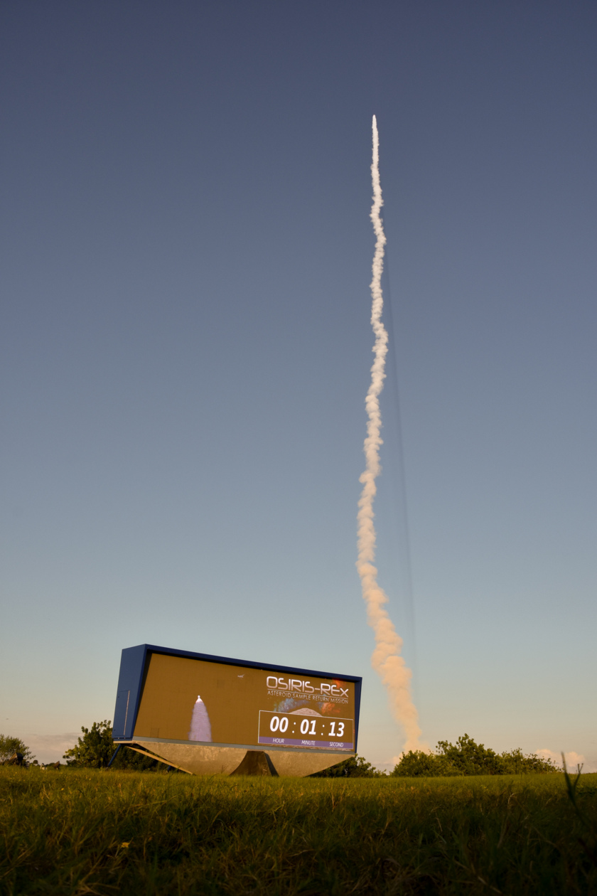 OSIRIS-REx soars into the sky