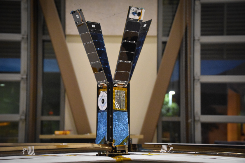 LightSail 2, booms deployed