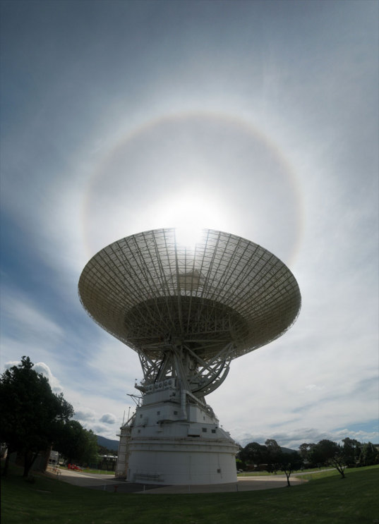DSS-43, the 70-meter dish at Canberra, Australia 