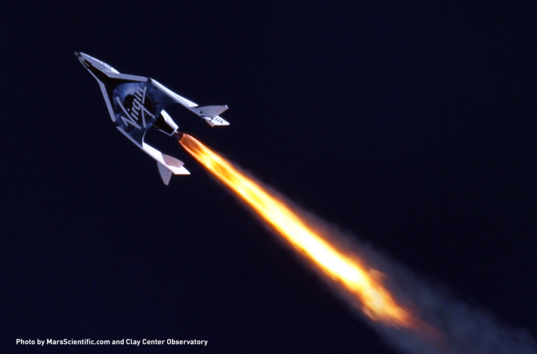 Virgin Galactic's SpaceShipTwo first powered flight