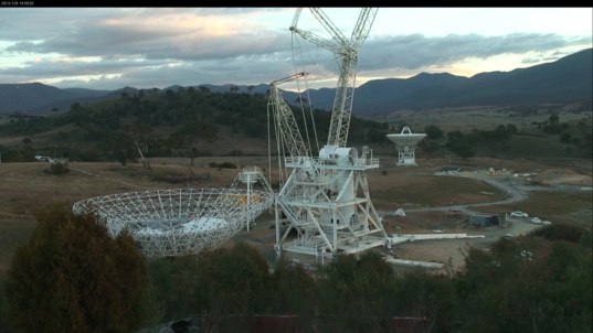 DSS-35 under construction, May 8, 2013