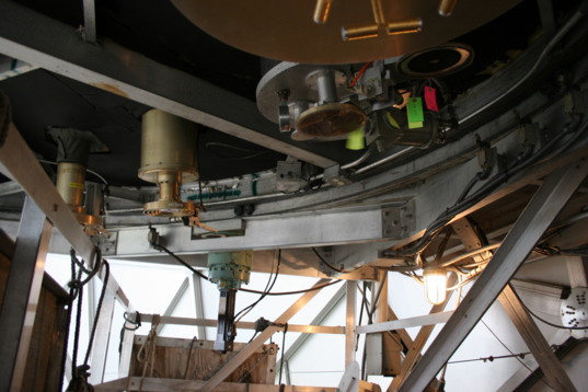 Instruments on a “turret” that rotates
