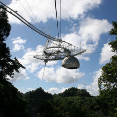 Arecibo Observatory telescope platform
