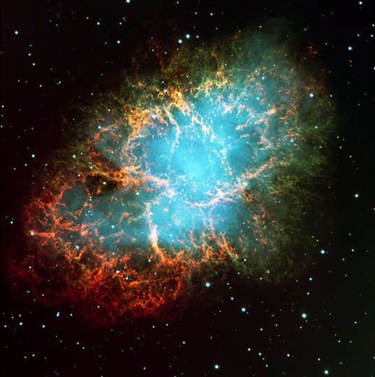 M1, the Crab Nebula, by the Very Large Telescope