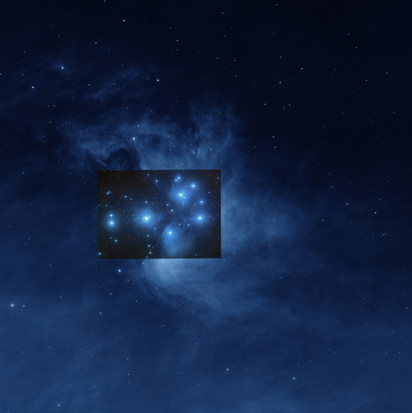 Before & After: Pleiades in and out of infrared